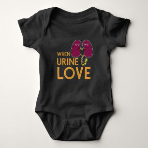Nieren Shirt wanneer Urine Love Kidney Humor