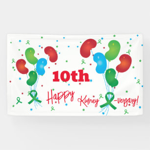 Nieren Transplant Jubileum Party Banner