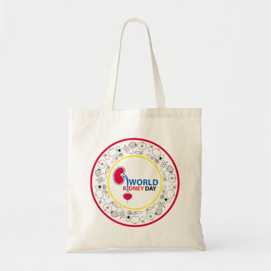 Niergezondheid voor iedereen Overal Canvas tas (Voorkant)