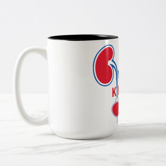 Niergezondheid voor iedereen overal. Mok (Links)