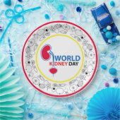 Niergezondheid voor iedereen overal papier Bord (Feest)