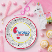 Niergezondheid voor iedereen overal papier Bord (Feest)