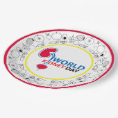 Niergezondheid voor iedereen overal papier Bord (Gekanteld)