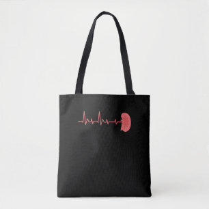 Nierhartslag - ECG Pulse Hartfrequentie Dialyse Tote Bag