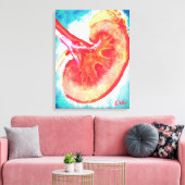 Nierinfectie Canvas Afdruk (Insitu (Woonkamer))