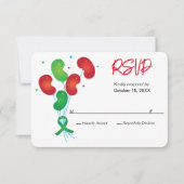 Nierjubileum Ballonnen  Party RSVP (Voorkant)