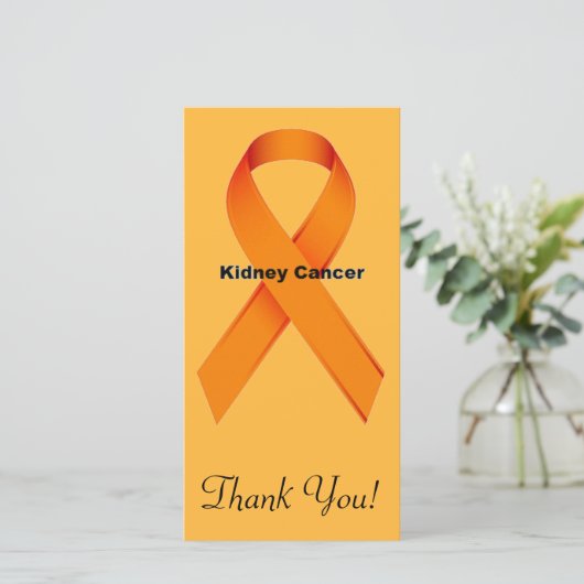 Nierkanker Bedankkaart (Staand voorkant)