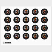 Nierkanker bewustzijn omdat het premium is ronde sticker (Vel)