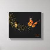 Nierkanker Butterfly Canvas Afdruk (Voorkant)