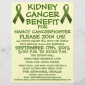 Nierkanker Cartoon brochure (Voorkant)