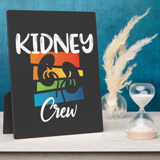 Nierkanker Dialyse Nurse Nephrology Kidney Squad Fotoplaat (Zijkant)