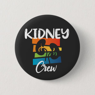 Nierkanker Dialyse Nurse Nephrology Kidney Squad Ronde Button 5,7 Cm