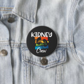 Nierkanker Dialyse Nurse Nephrology Kidney Squad Ronde Button 7,6 Cm (In situ)