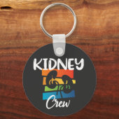 Nierkanker Dialyse Nurse Nephrology Kidney Squad Sleutelhanger (Voorkant)