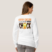 Nierkanker met de verkeerde kuiken t-shirt (Achterkant volledig)