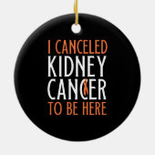 Nierkanker Overleving Keramisch Ornament (Achterkant)