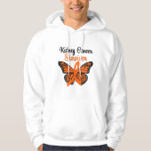 Nierkanker SURVIVOR Butterfly Hoodie (Voorkant)