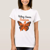 Nierkanker SURVIVOR Butterfly T-shirt (Voorkant)