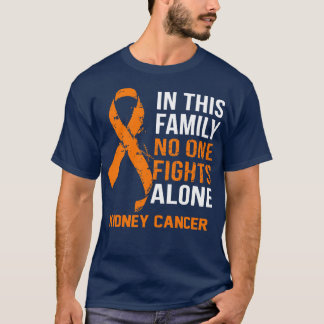 Nierkankerbewustzijn Niemand vecht alleen hoop T-shirt