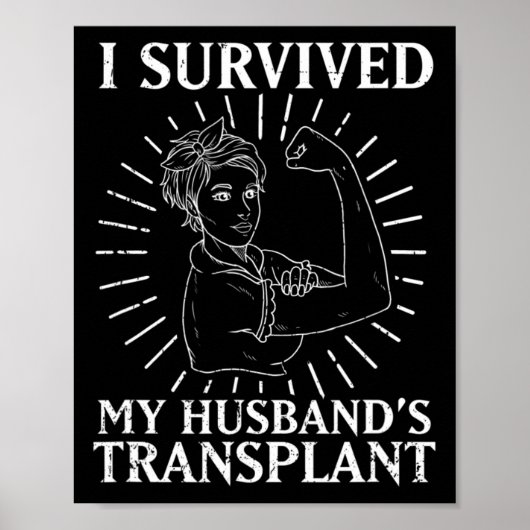 Nierontvanger Ik overleefde de transplantatie van Poster (Voorkant)