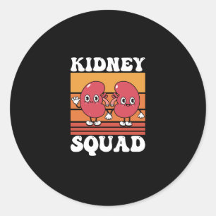 Nierploeg Retro Groovy Ronde Sticker