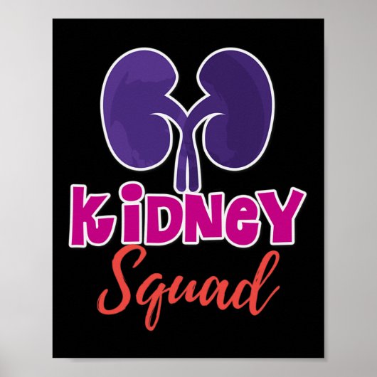 Nierspad Nephrology Neurse Dialyse Technicien Poster (Voorkant)