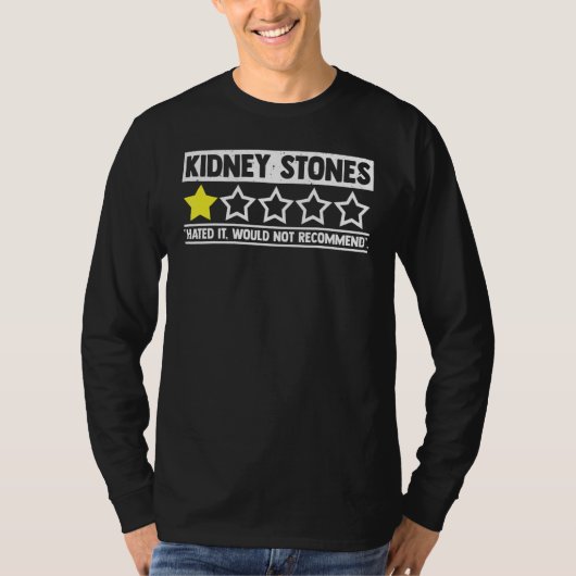 Niersteen Herstel Niersteen Herstelt Nier T-shirt (Voorkant)
