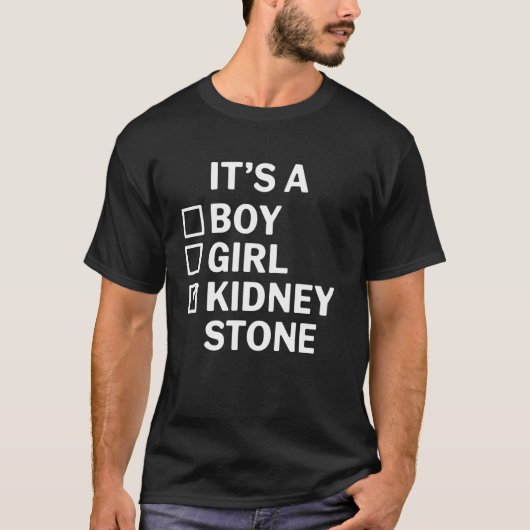 Niersteen Het is Niersteen Grappig Beterschapscade T-shirt (Voorkant)
