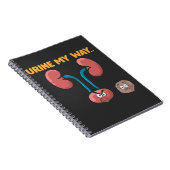 Niersteen Survivor Funny Surgery Recovery Humor Notitieboek (Rechterzijde)