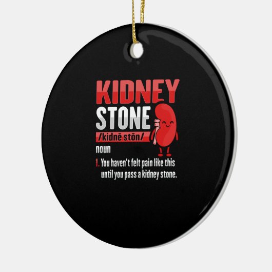 Niersteenoperatie herstel keramisch ornament (Links)