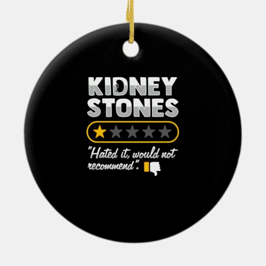 Niersteenoperatie herstel keramisch ornament (Achterkant)