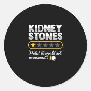Niersteenoperatie herstel ronde sticker