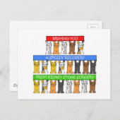 Niersteenoperatie snel herstel briefkaart (Voorkant / Achterkant)