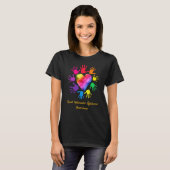 Nierstofkraker Syndrome Awareness Hands T-shirt (Voorkant volledig)