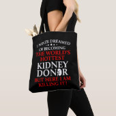Niertransplantaat donor heetste chirurgie herstel tote bag (Dichtbij)