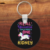 Niertransplantaat nierchirurgie Schattigee eenhoor Sleutelhanger (Voorkant)