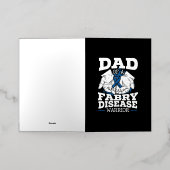 Niertransplantaat overlevende orgaanontvanger folie wenskaart (Buiten Laag)