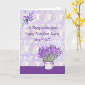 Niertransplantatie Kaart chirurgie in Lavender (Gele Bloem)