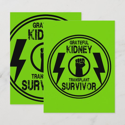 Niertransplantatie Overleving (Voorkant / Achterkant)