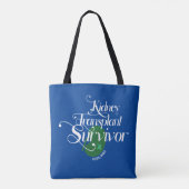 Niertransplantatie Overleving Tote Bag (Achterkant)