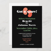 Niertransplantatie voordeel fondsenwerving ontwerp kaart (Voorkant / Achterkant)