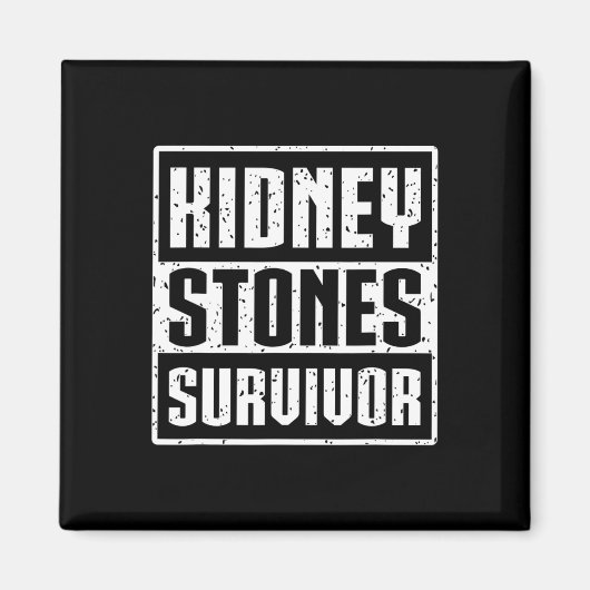 Niertransplantatiepatiënt - overlevende nierstenen magneet (Voorkant)