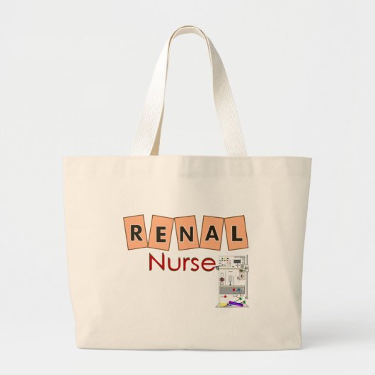 Nierverfrisser Fresenius-ontwerp Grote Tote Bag (Voorkant)