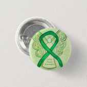 Nierziekte Awareness Angel Ribbon Art Pin Ronde Button 3,2 Cm (Voorkant /achterkant)
