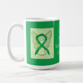 Nierziekte Awareness Lint Art Coffee Mok (Links)