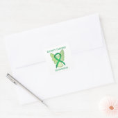 Nierziekte Awareness Lint Art Sticker Decal (Envelop)