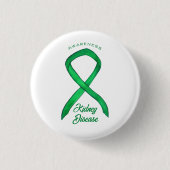 Nierziekte Awareness Lint Custom Button (Voorkant)