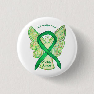 Nierziekte Awareness Lintengel Button