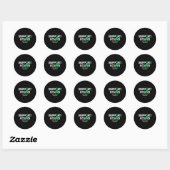 Nierziekte Awareness Support Squad Mannen Vrouwen Ronde Sticker (Vel)