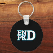 Nierziekte Bewustzijn Einde PKD Strijd 1 Sleutelhanger (Voorkant)